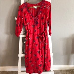 Floral maternity dress